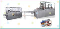 Combined Packing Line With  Automatic Carton Machine And Over Wrapping Machine
