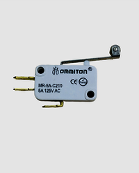 Roller Micro Switch - Copper Contact With Silver Plated Terminal, Spdt Circuit Type, White Color, 5a-125v Ac, Durable Stainless Steel Roller