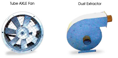 Tube AXLE Fan and Dust Extractor