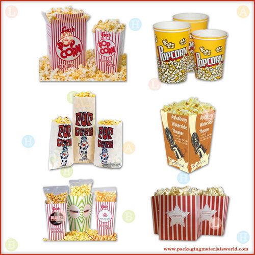 Printed Popcorn Containers