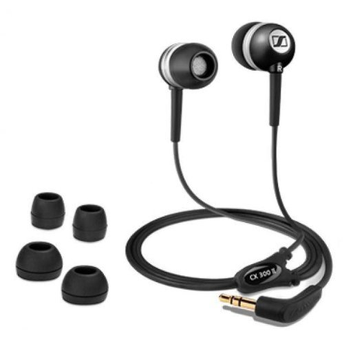 Sennheiser CX 300 II Precision Noise Isolating In-Ear Headphone (Black)