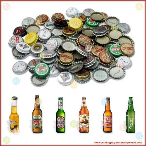 Printed Metal Crown Caps for Beer Bottles