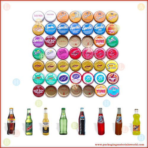 Printed Metal Crown Caps for Cold Drink Bottles