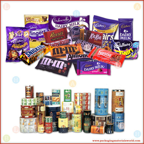 Printed Flexible Packaging Material for Chocolate Packs