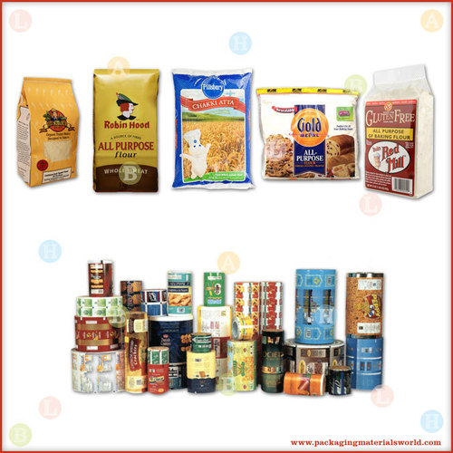 Printed Flexible Packaging Material for Flour Pouches
