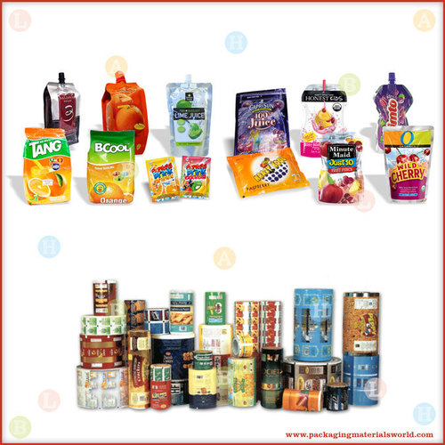 Printed Flexible Packaging Material for Juice Pouches