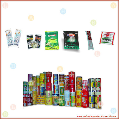 Printed Flexible Packaging Material for Lubricant Sachets
