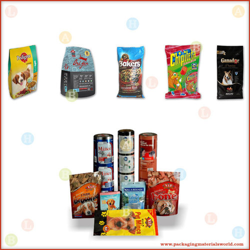 Printed Flexible Packaging Material for Pet Food Pouches - Customizable Thickness Multi-Color Printing High Sealability | Versatile Durable Food Safe Reliable