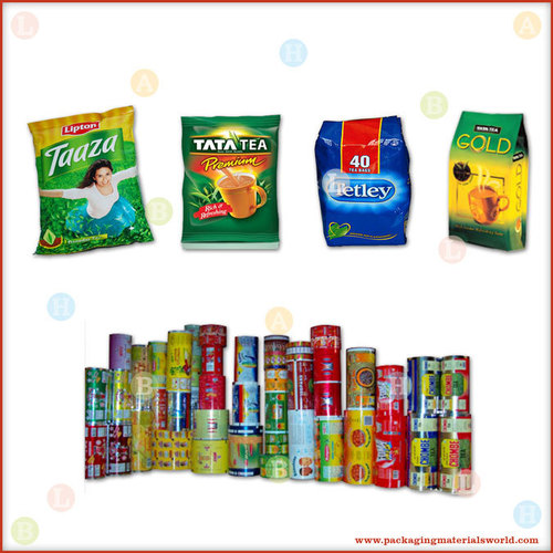 Printed Flexible Packaging Material for Tea Pouches