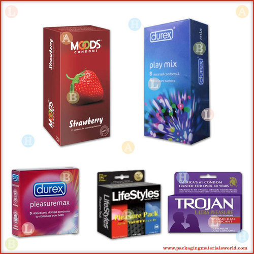 Printed Folding Carton Box for Condoms