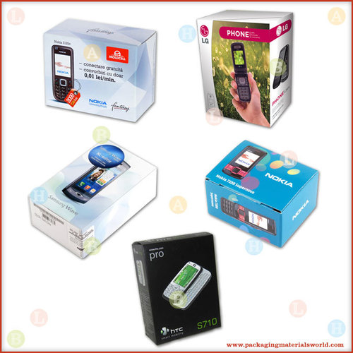 Printed Folding Carton Box for Mobile Handsets