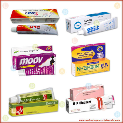 Printed Folding Carton Box for Ointment