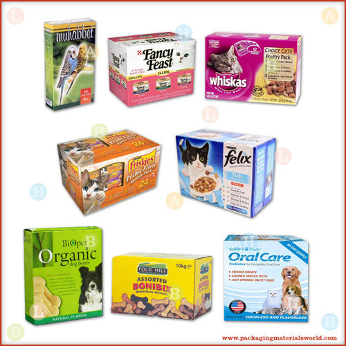 Printed Folding Carton Box for Pet Food