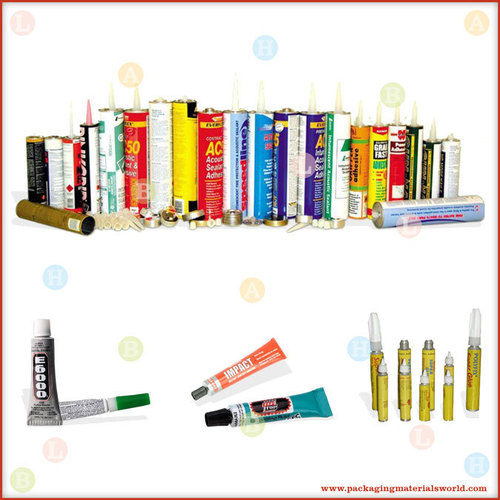 Printed Aluminium Tubeas for Adhesives