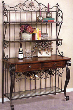 Elegent Wrought Iron Racks