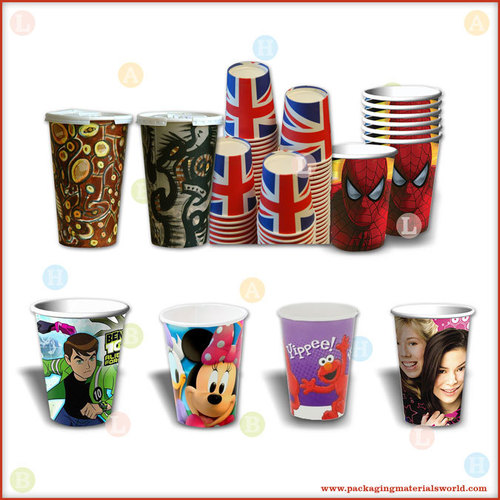 Printed PE Coated Paper Cups for Cold Drinks