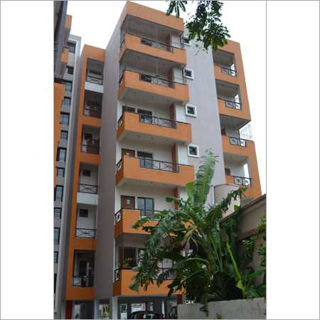 Residential Construction Services - Concrete & Steel, 2-4 BHK Luxury Apartments with Modern Design, Attached Balconies, 24/7 Power Backup, Large Parking Space