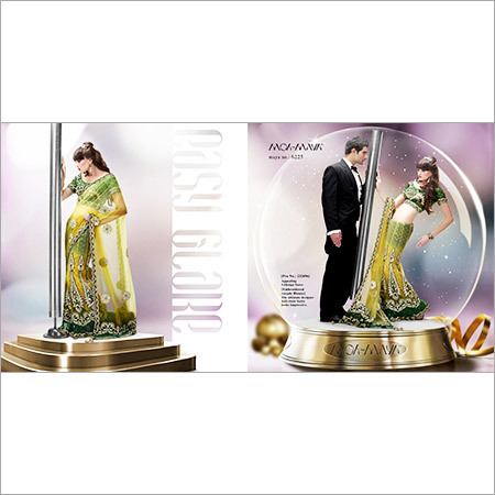 Pakistani Bridal Wear Saree