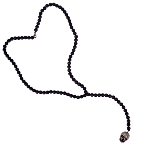 Gemstone Diamond Silver Necklace Jewelry