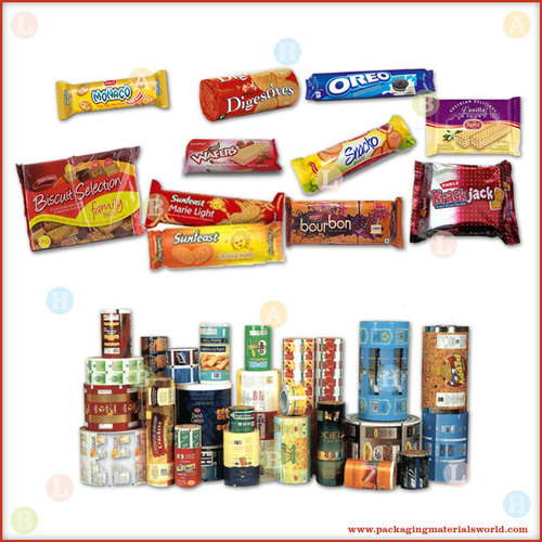 Printed Flexible Packaging Material for Biscuits Packs