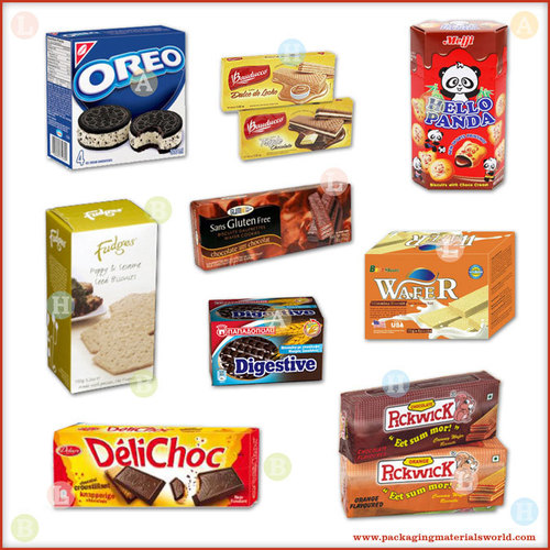 Printed Folding Carton Box for Biscuits