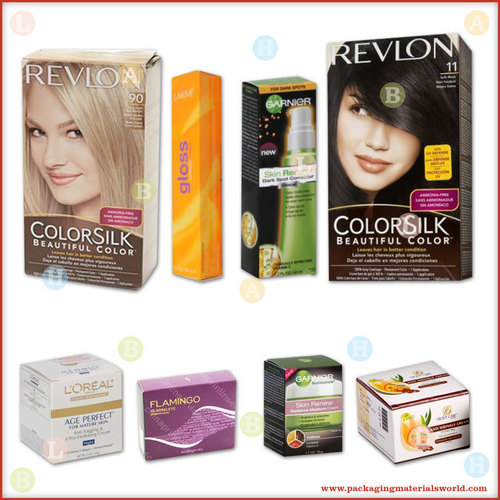 Printed Folding Carton Box for Cosmetics - Cardboard, Variable Dimensions, Full Color | Customizable Printing, Durable, Eco-Friendly, Secure Packaging
