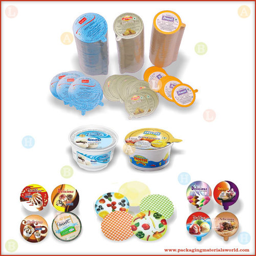 Printed Paper Lids for Ice Cream Cup & Cone