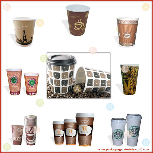 Printed PE Coated Paper Cups for Coffee