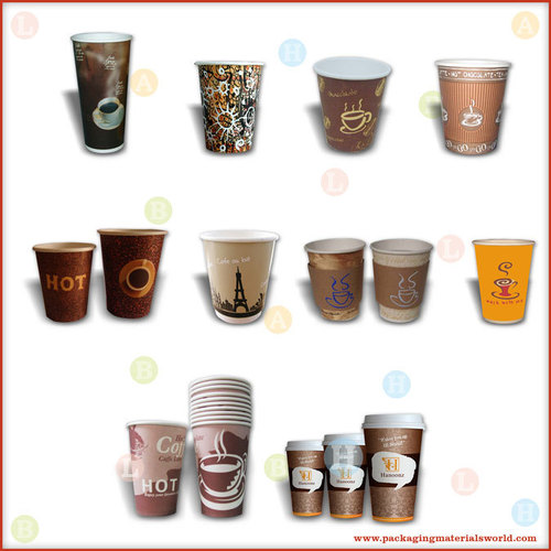Printed PE Coated Paper Cups for Hot Drinks