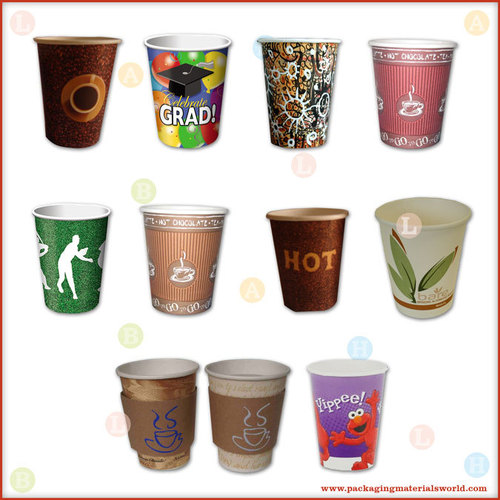 Printed PE Coated Paper Cups for Tea