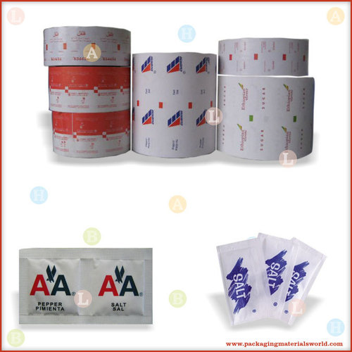 Printed PE Coated Paper for Salt Sachets