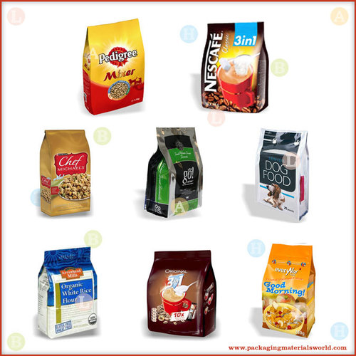Printed Quadratic Pouch - Laminated Film, Custom Sizes | Resealable, Food-Safe, Full Color Print