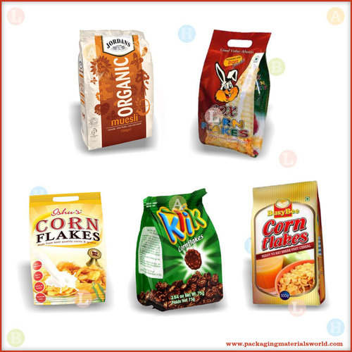 Printed Stand-up Pouches for Corn Flakes