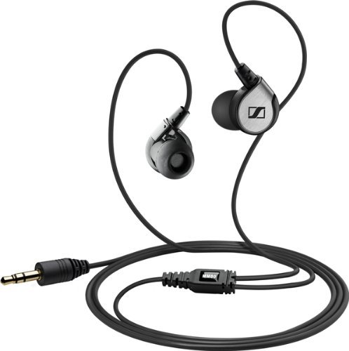 Sennheiser MM 80i In-Ear Headphone with Mic for iPhones, iPads or iPods (Black)