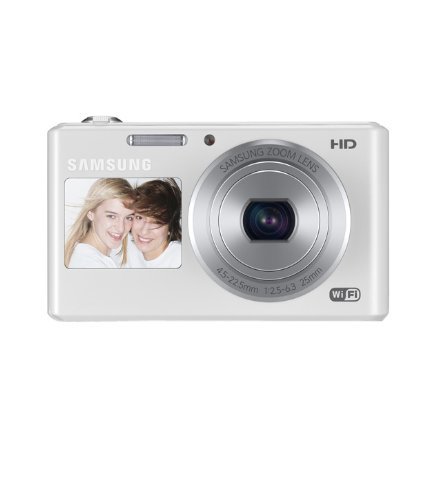 Samsung DV150F 16.2 Megapixel Digital Camera-White