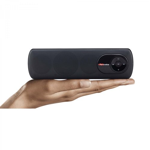 Portronics Pure Sound Portable Speaker POR 102 - 25x11x5.6 cm, Black, 1080mAh Battery | Crystal Sound, FM Radio, Multi-Input