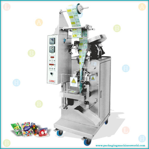 Automatic Continuous Motion Vertical Small Pouch Packing Machine with Mechanical Counter Filler