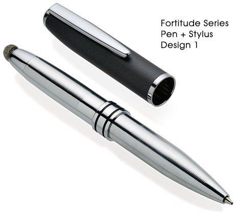  Portronics Multifunctional Stylus Pens:Fortitude stylus pen POR 053-Silver 