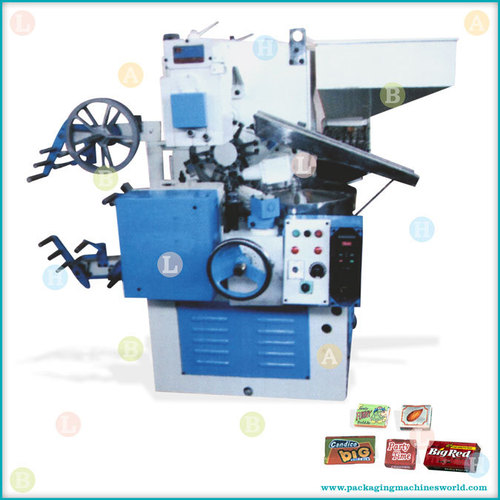 Automatic High Speed Cut and Side Fold Wrap Machine for Toffee & Bubble Gum