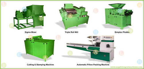 Laundry Bar Plant - Steel, Variable Capacity, Green | High Output, Low Maintenance, Durable Design, Easy Operation