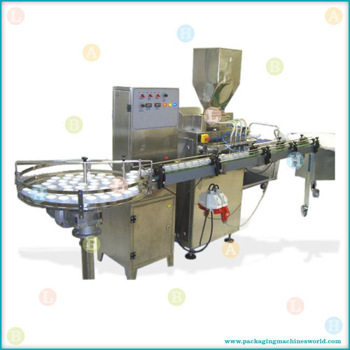 Automatic Linear Container Filling Line with Paste Filler
