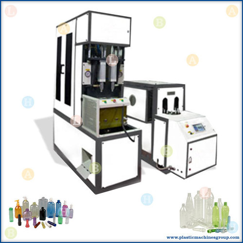 Semi Automatic Plastic PET Stretch Blow Moulding Machine with Auto ejection