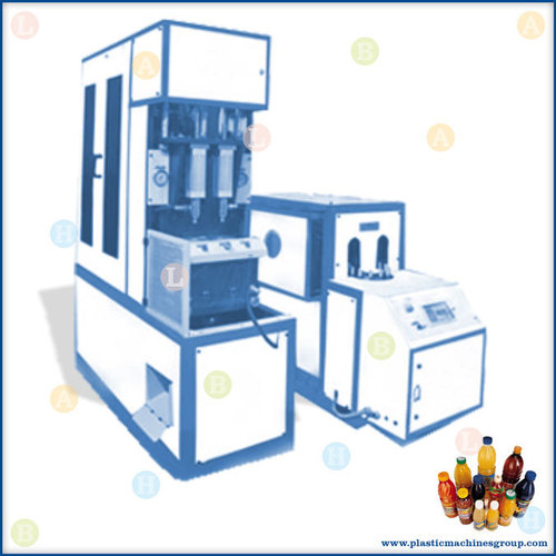 Semi Automatic Plastic PET Stretch Blow Moulding Machine for Hot Fill Bottles