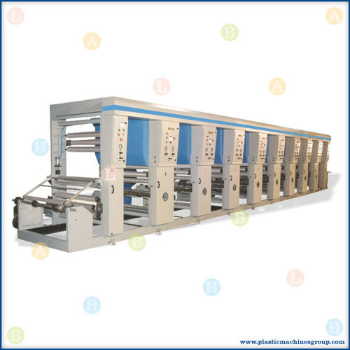 Multi-Clour Gravure Printing Machine with Online Slitting