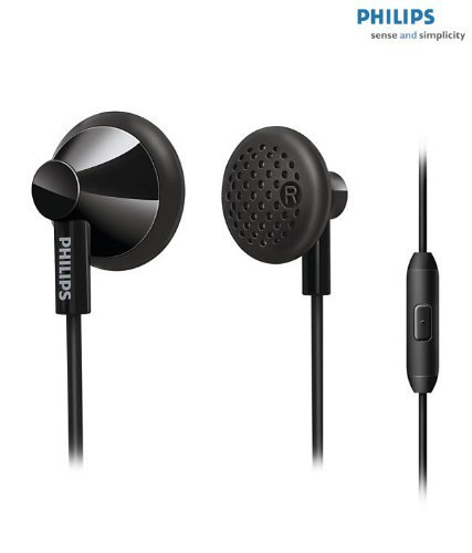 Philips SHE2105BK In-Ear Headset (Black) 