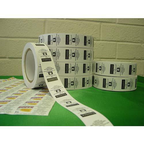 Printed Barcode Labels - Paper Material, Variable Size, 1 Inch Core Diameter | Durable, Clear Thermal Printing, Easy Application, Customizable Designs