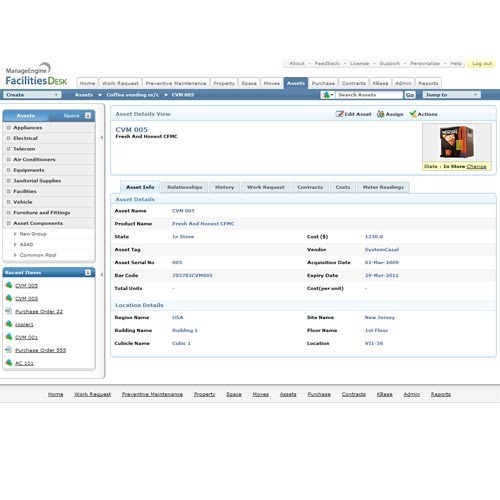 Asset Management Software - Cloud-Based, AES-256 Security, SQL Database | Asset Tracking, Inventory Control, Depreciation Tracking, Reporting, API Integration
