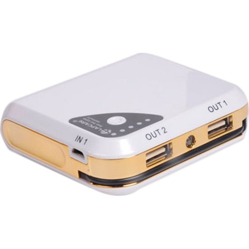 Lapcare Portable Chargers 4400mah for SmartPhones/Tablet (White) 