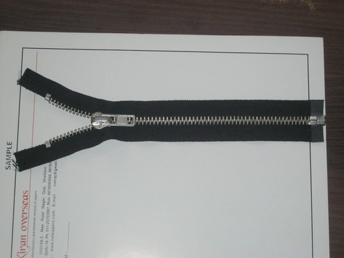 Metallic Open End Zipper