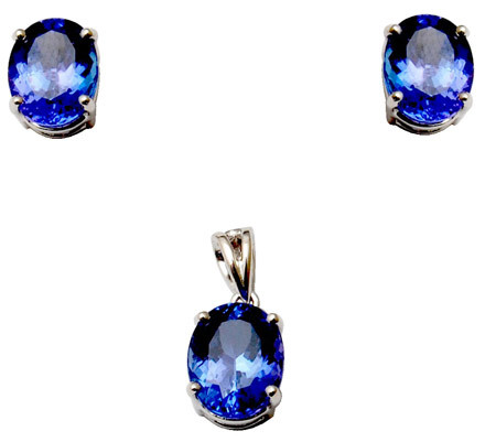 Oval Shape Blue Tanzanite Jewelry Manufacturer Gender: Women'S